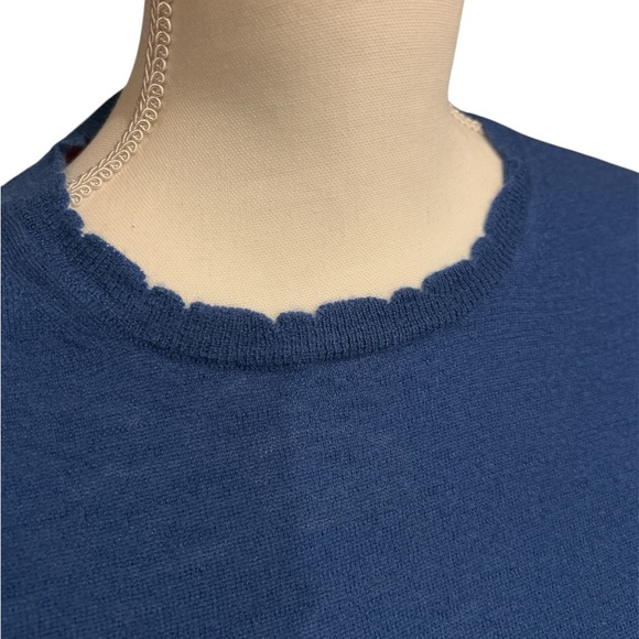 Sundry Navy Cashmere Top - Picture 2 of 5